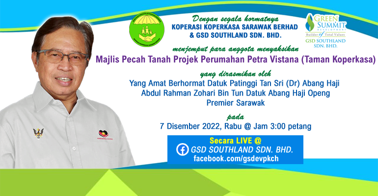 Sila klik pada gambar untuk ke facebook rasmi GSD Southland Sdn. Bhd